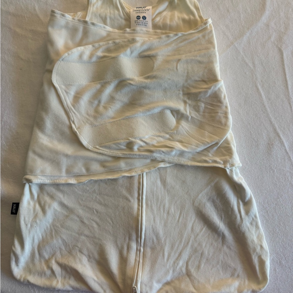 Halo SleepSack Swaddle in Cream White